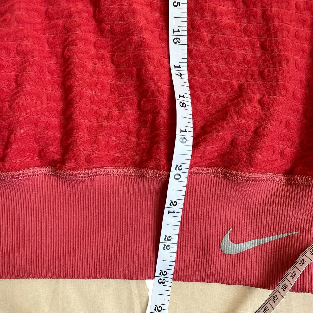 Nike Womens ThermaFIT Element Running Crewneck Top Reversible Pink Terrycloth XL - Picture 16 of 16